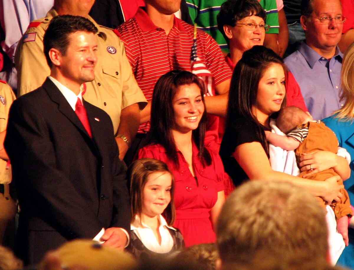 Bristol Palin with Family